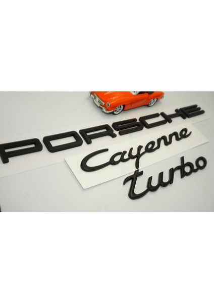 Porsche Cayenne Turbo Bagaj 3m 3D Abs Yazı Logo Amblem Seti fırsatları