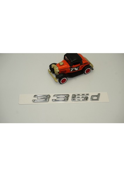 335D Bagaj Krom Metal 3m 3D Yazı Logo