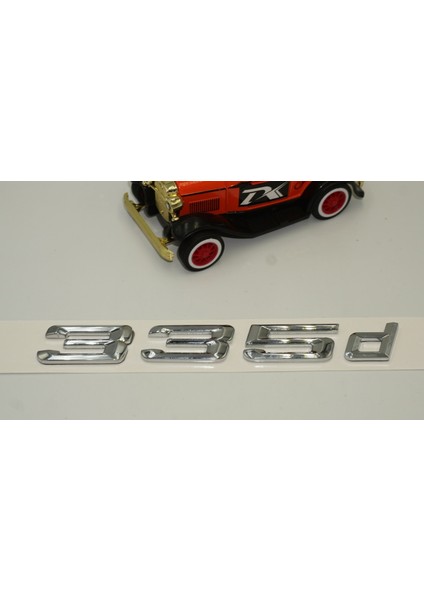 335D Bagaj Krom Metal 3m 3D Yazı Logo