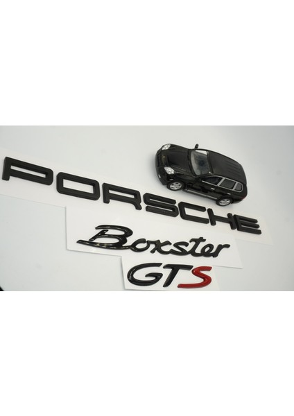 Porsche Boxster Gts Bagaj 3m 3D Abs Yazı Logo Amblem Seti
