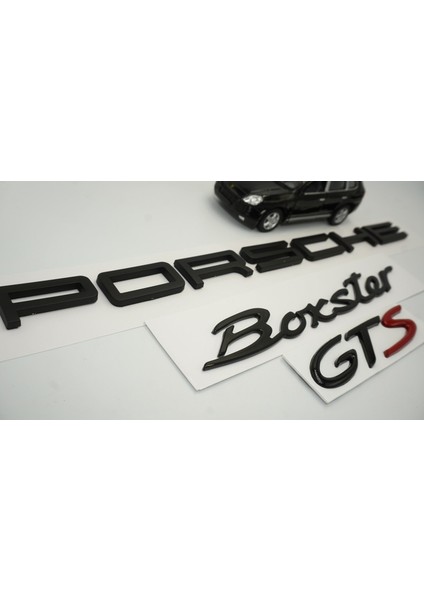 Porsche Boxster Gts Bagaj 3m 3D Abs Yazı Logo Amblem Seti