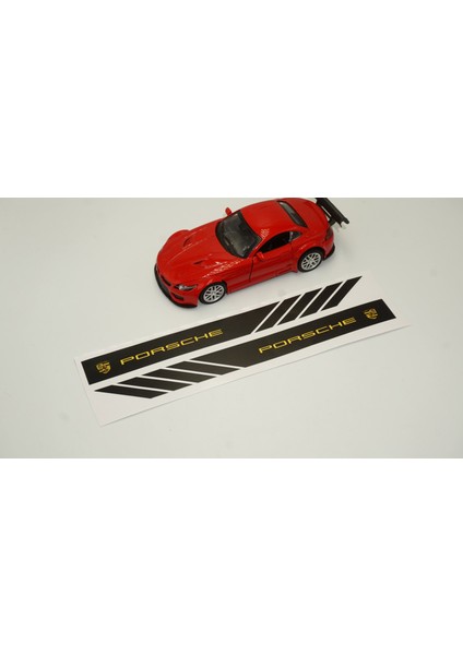 Porsche Yan Aynalar Selefon Kaplama Sticker Seti