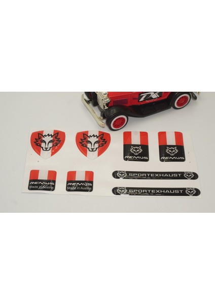 Remus Sport Exhaust Logo Damla Silikon Grup Sticker fiyatları