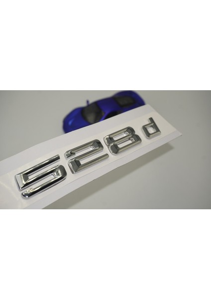 Bmw 528D Bagaj Krom Metal 3m 3D Yazı Logo