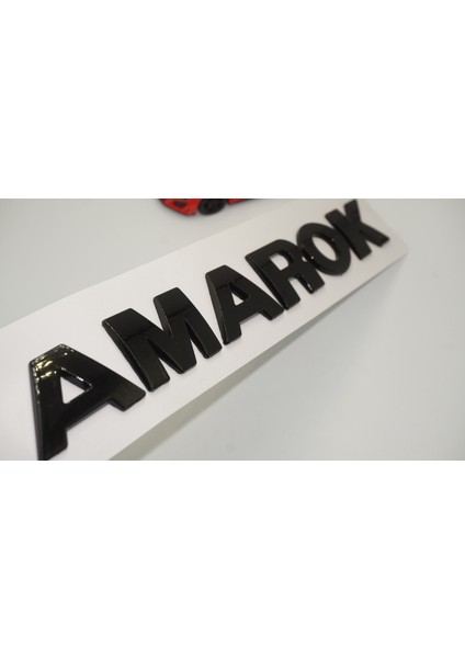 Vw Volkswagen Amarok Bagaj Siyah Abs 3m 3D Yazı Logo Amblem