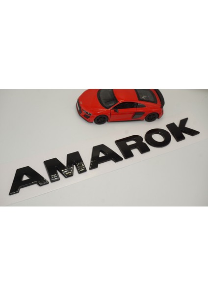 Vw Volkswagen Amarok Bagaj Siyah Abs 3m 3D Yazı Logo Amblem