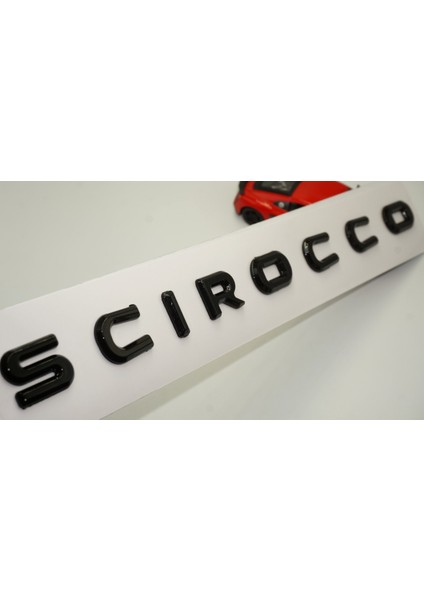 Vw Volkswagen Scirocco Bagaj Siyah Abs 3m 3D Yazı Logo Amblem