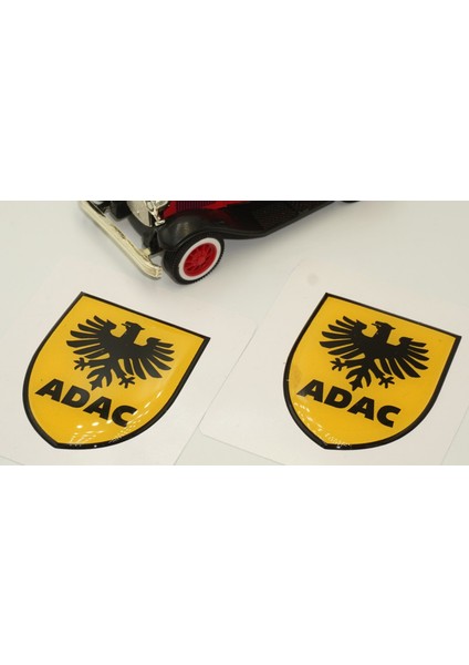 Adac Logo Damla Silikon Sticker 2 Li Set modelleri