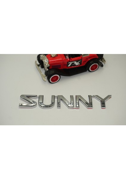 Nissan Sunny Bagaj Krom Abs 3m 3D Yazı Logo
