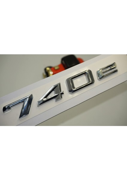 Bmw 740E Bagaj Krom Metal 3m 3D Yazı Logo