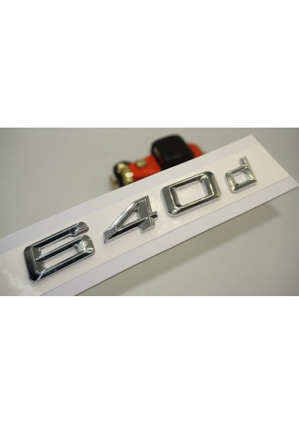 Bmw 640D Bagaj Krom Metal 3m 3D Yazı Logo