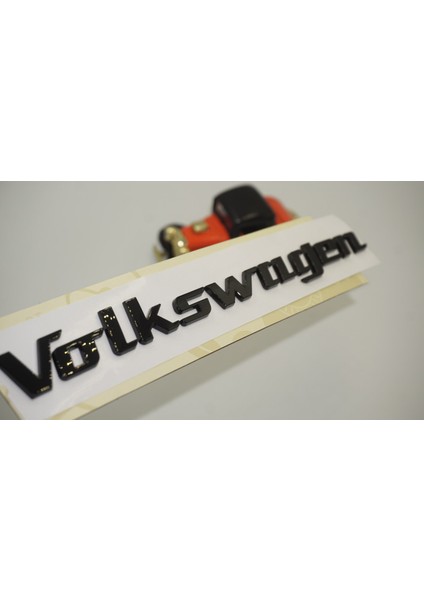 Vw Volkswagen New Bettle 12-16 Bagaj Parlak Siyah Abs 3m Yazı Logo Orjinal Ürün
