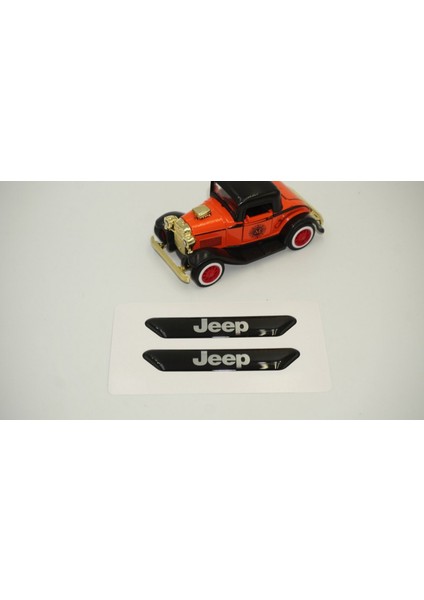 Jeep Logo Çamurluk Yanı ve Ayna Metalize Damla Desen 3m Logo Arma fiyatları