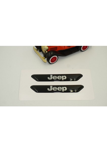 Jeep Logo Çamurluk Yanı ve Ayna Metalize Damla Desen 3m Logo Arma modelleri