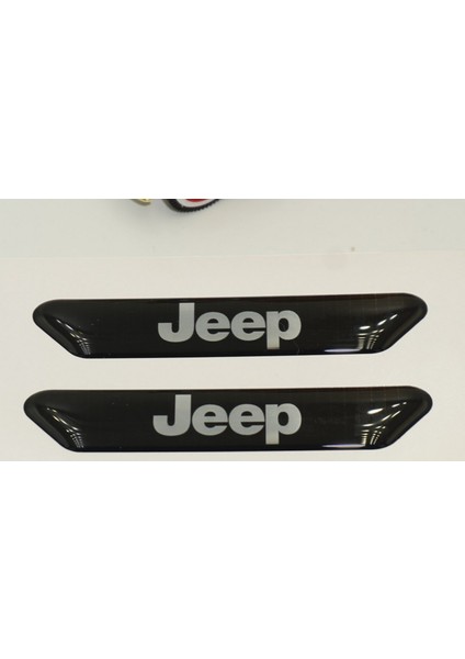 Jeep Logo Çamurluk Yanı ve Ayna Metalize Damla Desen 3m Logo Arma fırsatları
