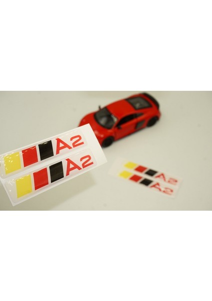 Audi A2 Logo Motor Kapağı Damla Silikon Plaka Logo Arma Amblem Yeni Stil