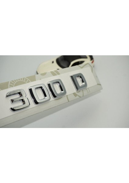 300 D Bagaj Krom Abs 3m 3D Yazı Logo
