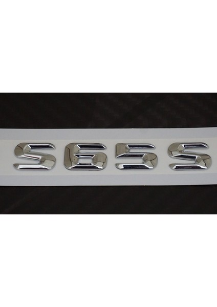 S65S Bagaj Krom Metal 3m 3D Yazı Logo fırsatları