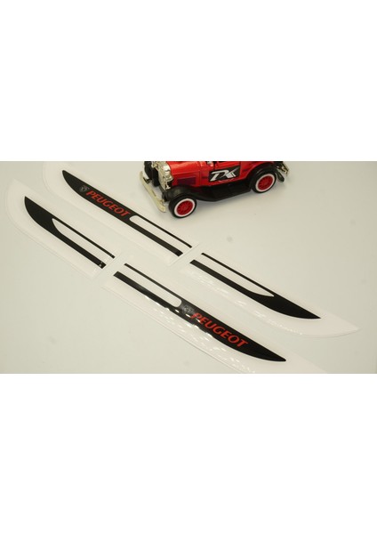 Peugeot 206 206+ Yan Çamurluk 3m 3D Damla Silikon Yeni Nesil Logo Amblem modelleri