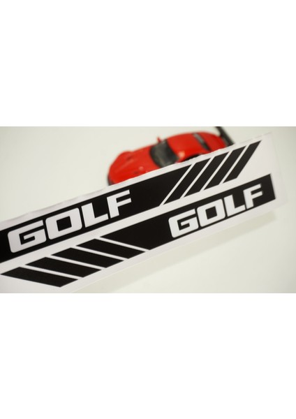 Volkswagen Golf Yan Aynalar Selefon Kaplama Sticker Seti