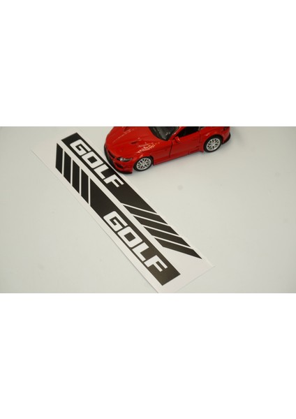 Volkswagen Golf Yan Aynalar Selefon Kaplama Sticker Seti