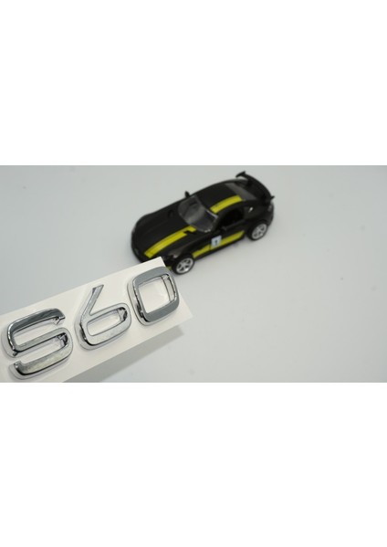Volvo S60 Krom Abs 3m 3D Bagaj Logo Yazı Orjinal Ürün