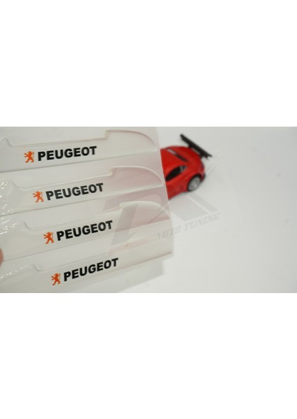 Peugeot Logo Kapı Kenarı Koruma Şeffaf Kauçuk 3m Band New Style
