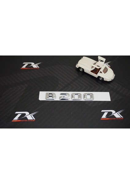 B200 Bagaj Krom Metal 3m 3D Yazı Logo