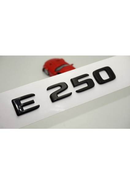E 250 Bagaj Parlak Siyah Abs 3m 3D Yazı Logo