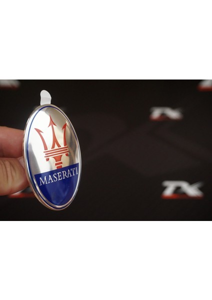 Maserati Quatrroporte Granturismo Ghibli Ön Kaput Logo Orjinal Ürün