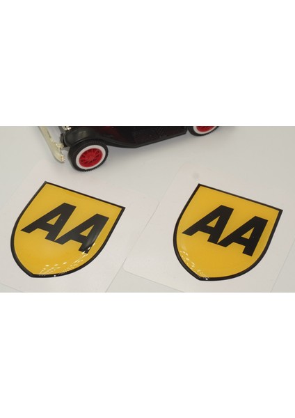 Aa Logo Damla Silikon Sticker 2 Li Set modelleri