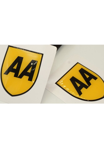 Aa Logo Damla Silikon Sticker 2 Li Set fırsatları