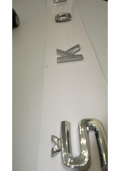 Skoda Bagaj Yeni Nesil Uzun Krom Abs 3m 3D Yazı Logo Amblem