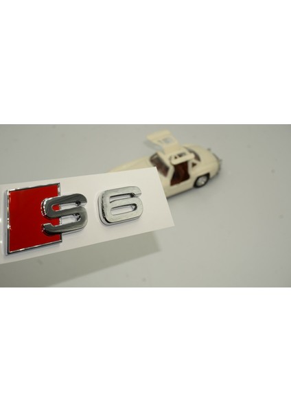 Audi S6 Bagaj Krom Abs 3m 3D Yazı Logo Amblem Orjinal Ürün