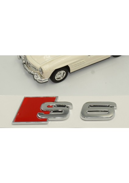 Audi S6 Bagaj Krom Abs 3m 3D Yazı Logo Amblem Orjinal Ürün fırsatları