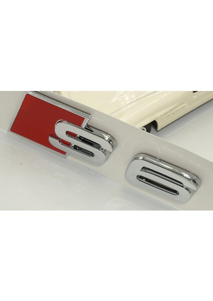 Audi S6 Bagaj Krom Abs 3m 3D Yazı Logo Amblem Orjinal Ürün indirimleri