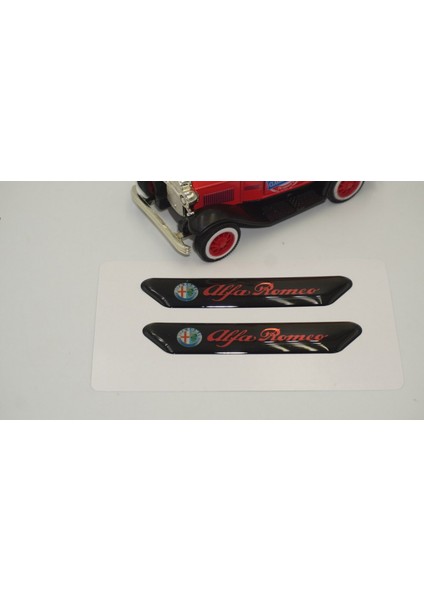 Alfa Romeo Stelvio Çamurluk Yanı ve Ayna Metalize Damla Desen 3m Logo Arma modelleri