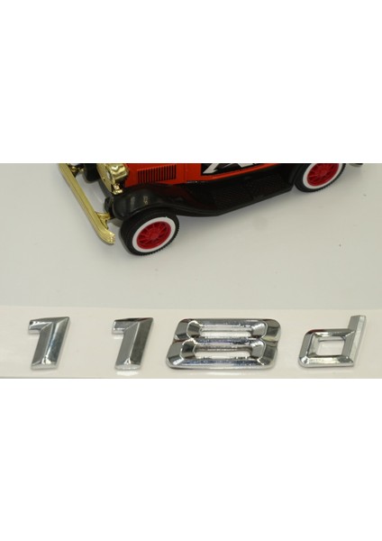Bmw 118D Bagaj Krom Metal 3m 3D Yazı Logo fırsatları
