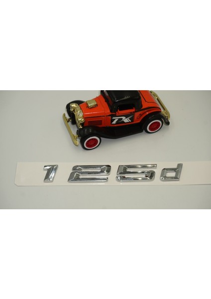 Bmw 125D Bagaj Krom Metal 3m 3D Yazı Logo modelleri