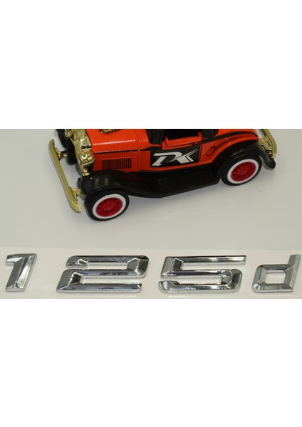 Bmw 125D Bagaj Krom Metal 3m 3D Yazı Logo fırsatları