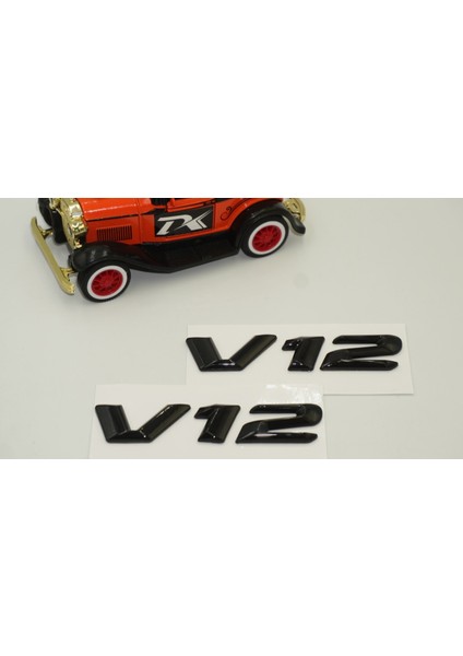V12 Çamurluk Yanı Parlak Siyah Abs 3m Yazı Logo Orjinal Ürün modelleri