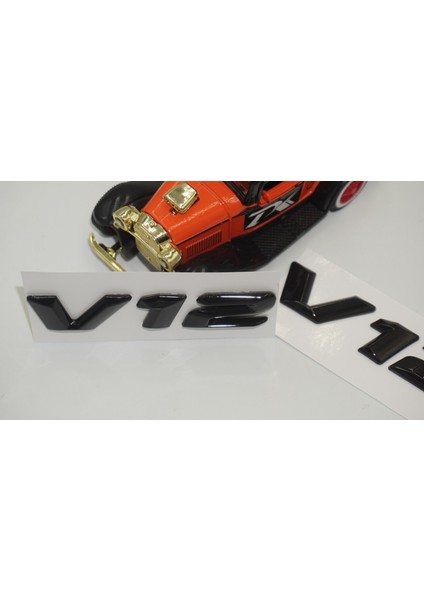 V12 Çamurluk Yanı Parlak Siyah Abs 3m Yazı Logo Orjinal Ürün indirimleri