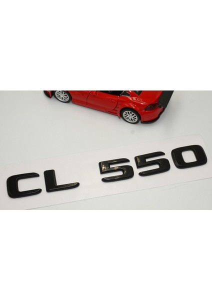 cl 550 Bagaj Parlak Siyah Abs 3m 3D Yazı Logo