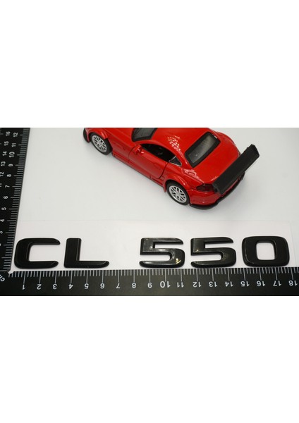 cl 550 Bagaj Parlak Siyah Abs 3m 3D Yazı Logo