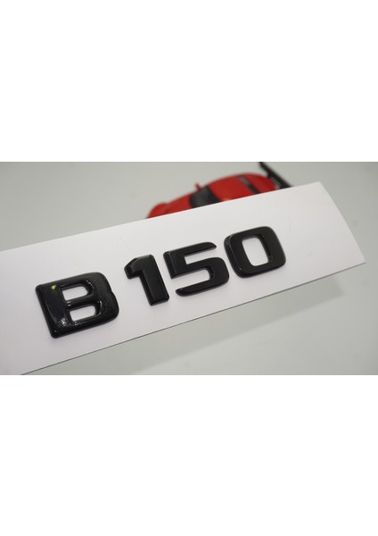 B 150 Bagaj Parlak Siyah Abs 3m 3D Yazı Logo