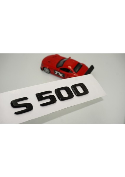 S 500 Bagaj Parlak Siyah Abs 3m 3D Yazı Logo