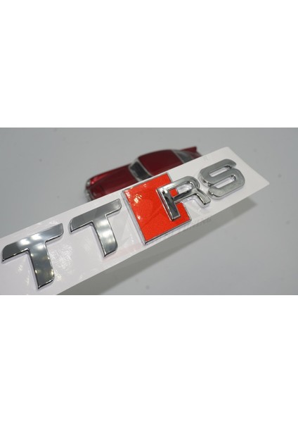 Audi Ttrs Krom Abs 3m 3D Bagaj Logo Yazı Orjinal Ürün