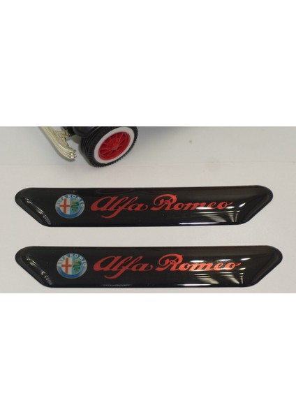 Alfa Romeo Logo Çamurluk Yanı ve Ayna Metalize Damla Desen 3m Logo Arma indirimleri