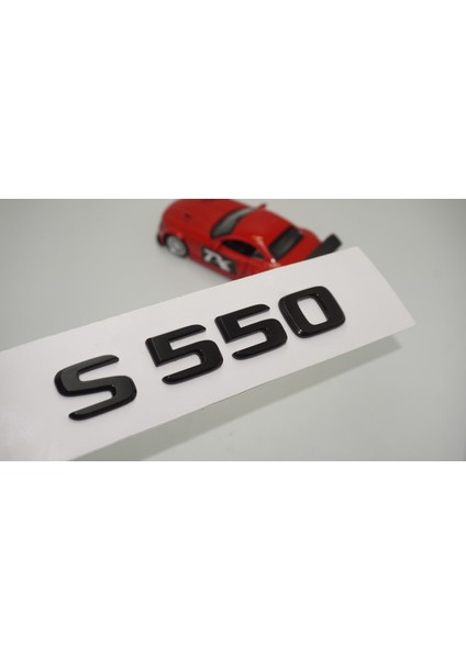 S 550 Bagaj Parlak Siyah Abs 3m 3D Yazı Logo