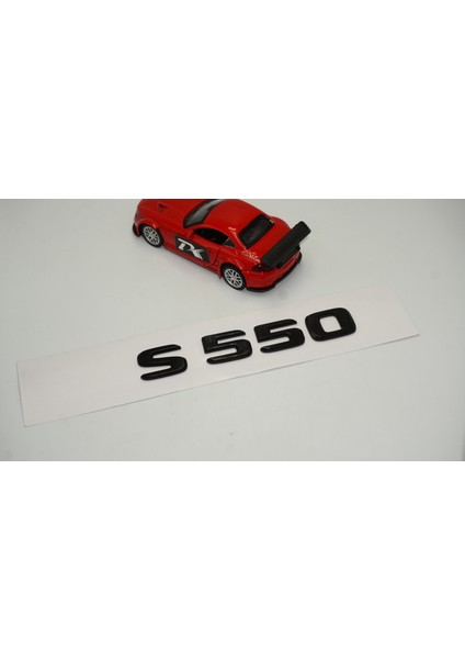S 550 Bagaj Parlak Siyah Abs 3m 3D Yazı Logo